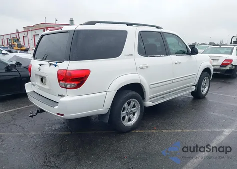 2005 Toyota Sequoia Limited V8 z USA, uszkodzony, nr VIN 5TDZT38A75S238767